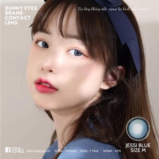 Kính Áp Tròng JESSI BLUE 14.2mm Giãn Vừa Đủ Độ Từ 0 Đến 6 Size M 13.6mm