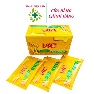 Siro VIC Hỗ trợ giảm ho, đau đầu, hắt hơi, sổ mũi, cảm lạnh - hộp 12 gói