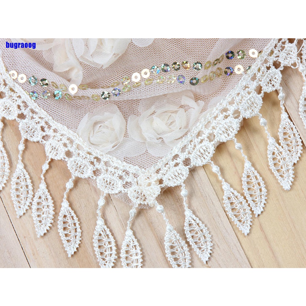 Khăn Choàng Cổ Vải Lụa Thêu Họa Tiết Cho Nữ | BigBuy360 - bigbuy360.vn