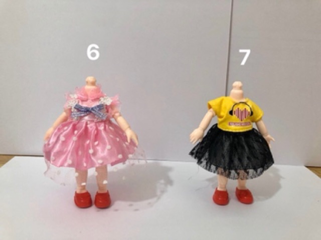 Quần áo búp bê size 1/8