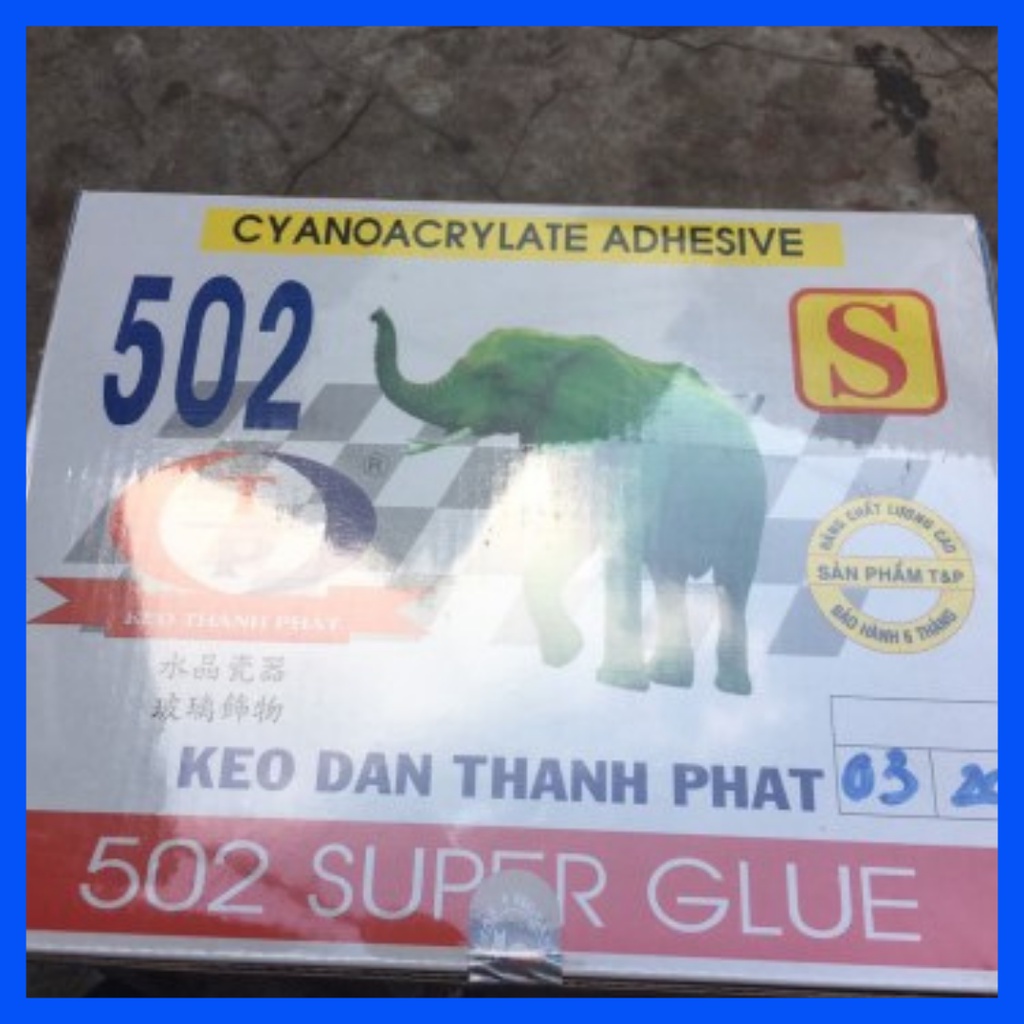 Keo dán sắt 502  siêu dính 3 giây khô nhanh