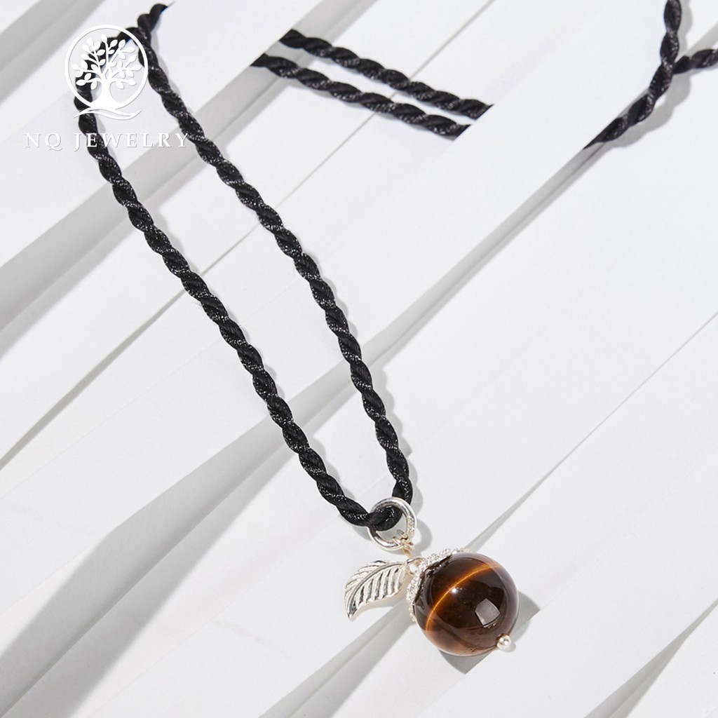 Dây chuyền hạt tròn chiếc lá - NQ Jewelry