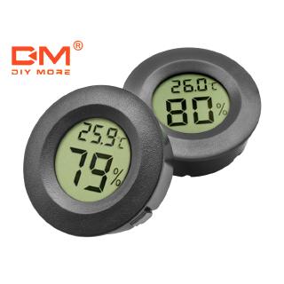 Diymore Mini LCD Nhiệt kế kỹ thuật số Máy đo độ ẩm Tủ đông Cảm biến nhiệt độ Máy đo độ ẩm Máy đo trong nhà Dụng cụ đo