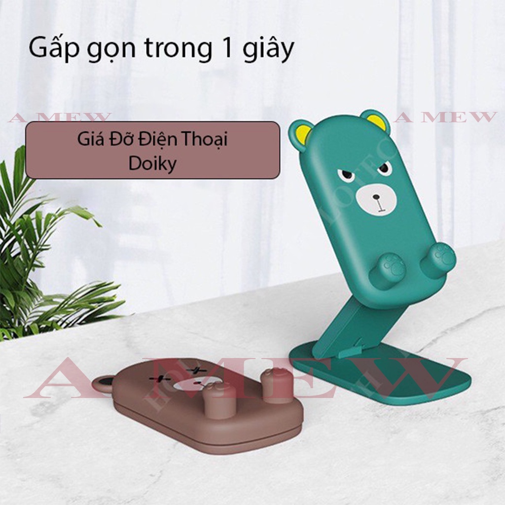 Giá Để Điện Thoại Để Bàn Hình Thú Cute- Kệ Đỡ Ipad Đa Năng Chắc Chắn Tùy Chỉnh Cao Thấp