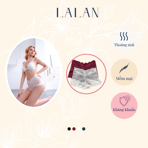 Quần lót ren trắng -💝hàng chất lượng cao.FREESHIP Bảo hành trọn đời💝Nhiều khuyến mãi_ Quần lót ren màu trắng fullsize