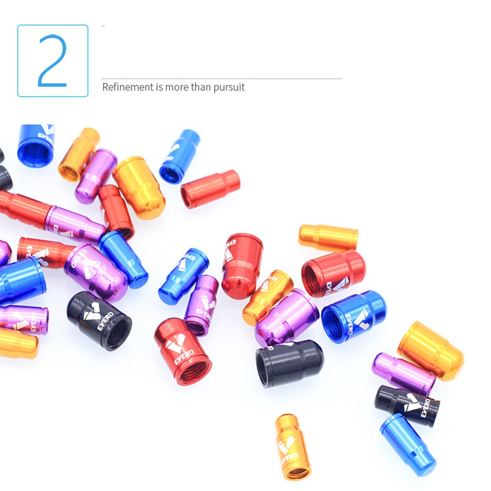 Set 5 Nắp Van Lốp Xe Đạp 4 Màu