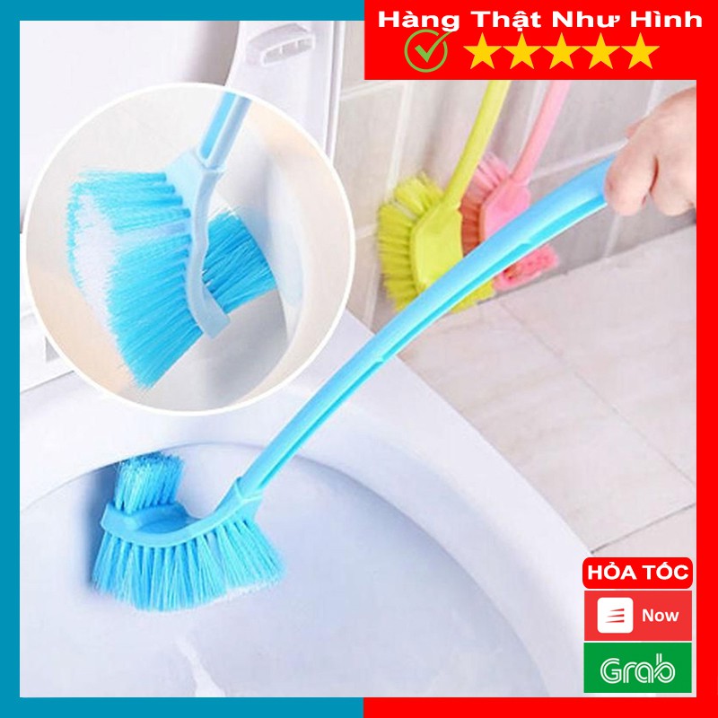 Chổi Cọ Chà Toilet 2 Đầu Bằng Nhựa Cao Cấp Tiện Ích