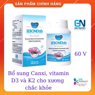 SeBoneTab-Bổ sung canxi từ tảo biển,Hỗ trợ cải thiện tình trạng loãng xương, làm chậm quá trình thoái hóa xương