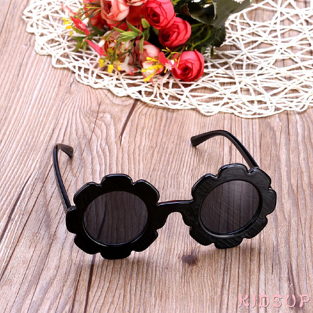 ✨KidsupCute Baby Boy Girl Flower Goggles Soft Plastic UV400 Sunglasses
