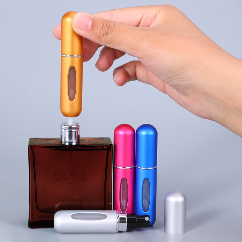 Chai Chiết Nước Hoa Dạng Xịt Bằng Nhôm 5Ml