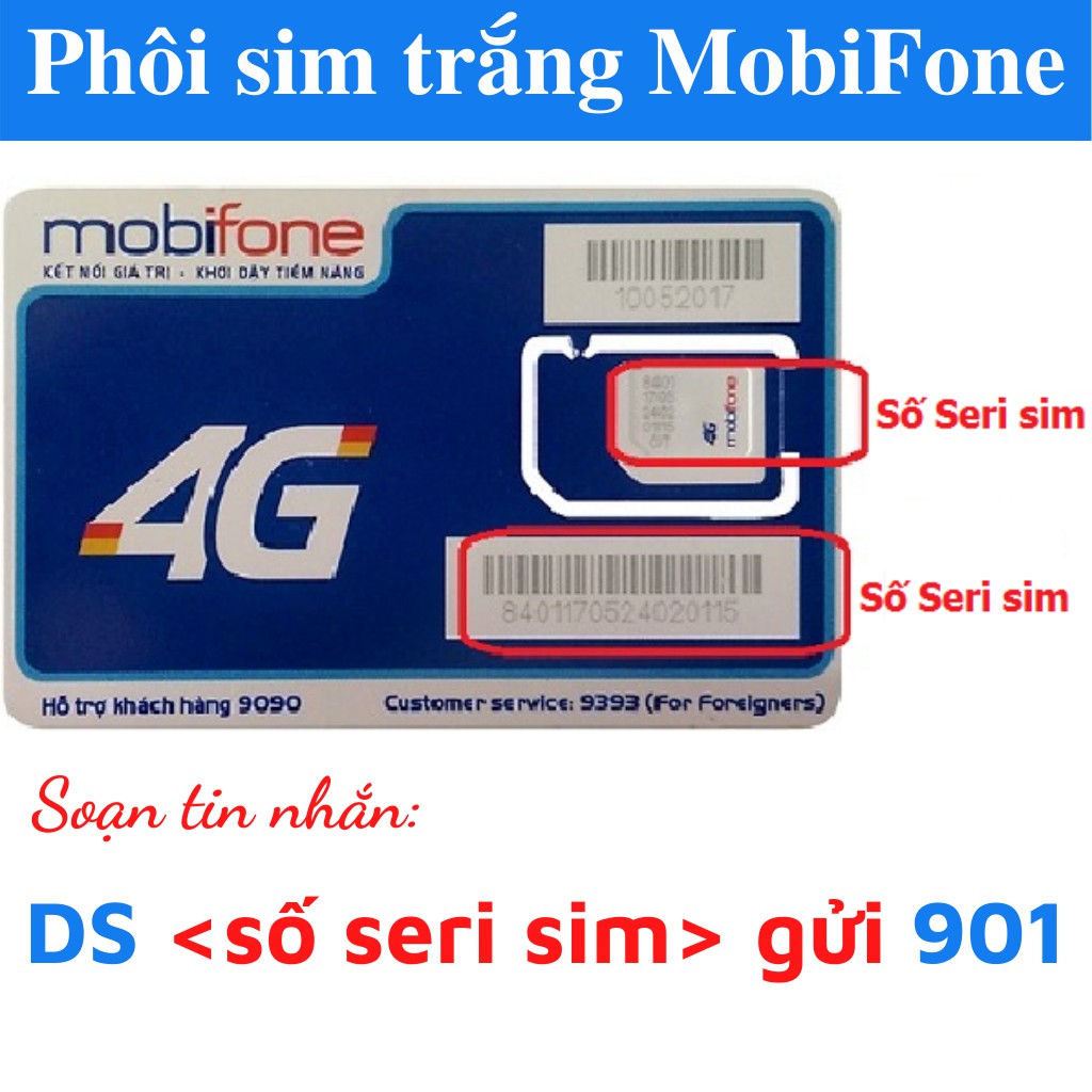 Phôi sim 4G MobiFone - Thay IOS 14 Không bị nóng máy