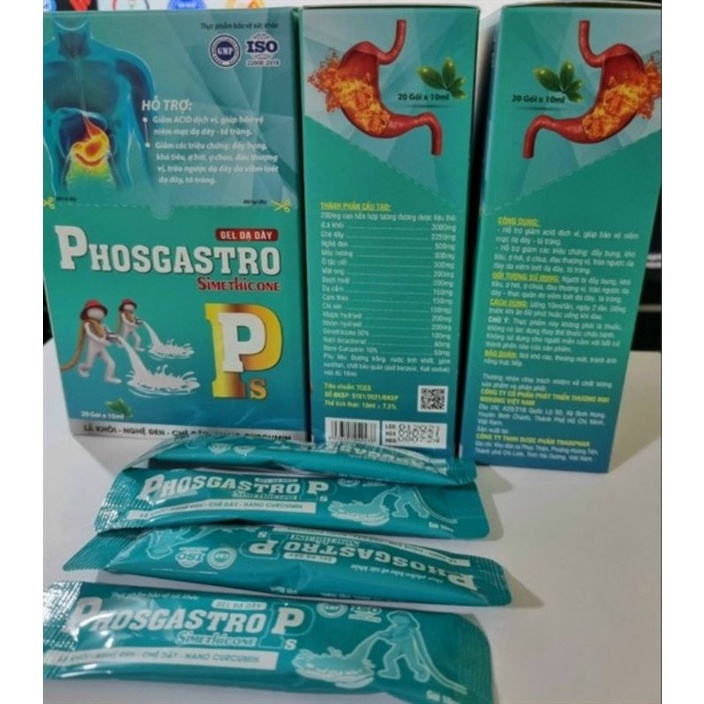 Gel dạ dày Phosgastro viêm loét dạ dày tá tràng, Người viên đau dạ dày, hành tá tràng, trào ngược dạ dày thực quản