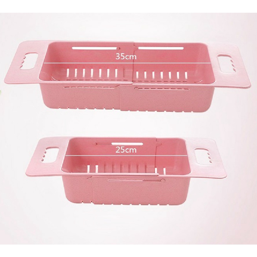 Giá rổ rút gọn gác bồn rửa chén thay đổi kích thước tiện ích hàng Việt Nhật 101224