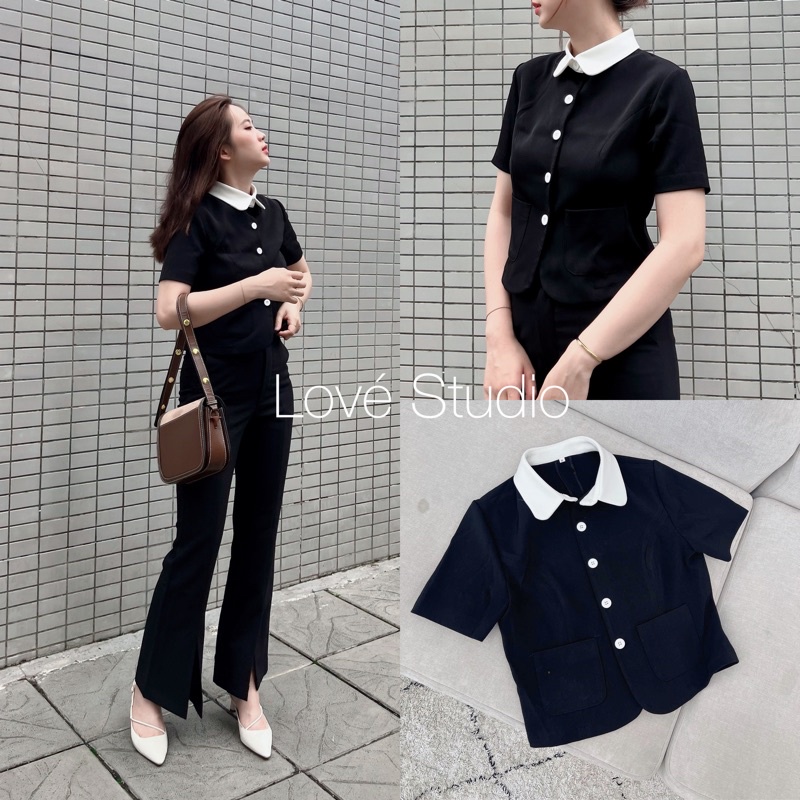 blazer lửng đen | BigBuy360 - bigbuy360.vn