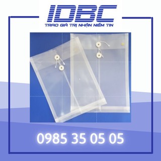 Túi hồ sơ nhựa trà my khổ nhỏ và khổ lớn (Chiếc)