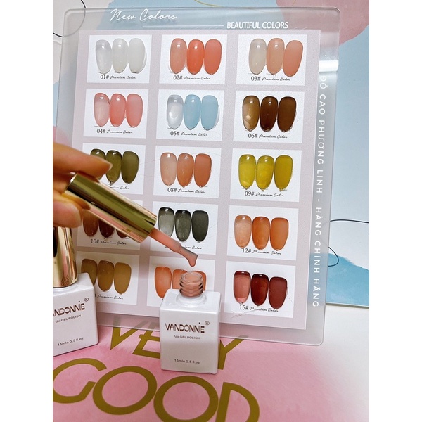 Sơn thạch 15 màu Vendeni ( Tặng Bảng Màu )