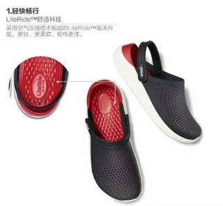 DÉP SỤC SIÊU MỀM ÊM CHO NAM NỮ (ĐEN/ĐỎ)