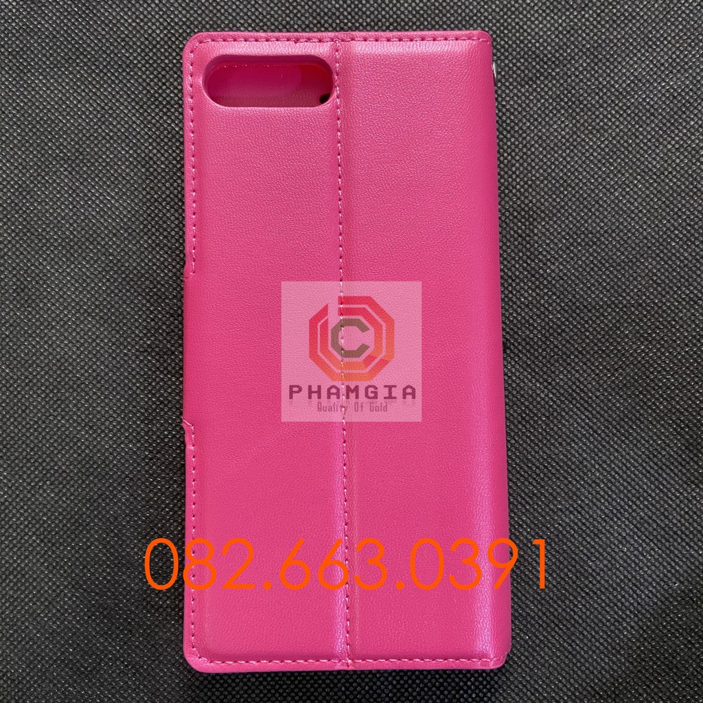 Bao da iphone7 plus (7+), 8 plus (8+) có nấp gập, ngăn đựng thẻ tiện lợi