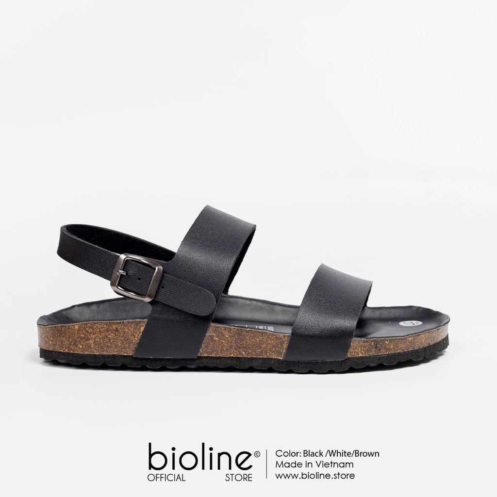 PU15 - Dép sandal đế trấu BIRKEN Unisex xăng đan quai hậu học sinh chính hãng BIOLINE