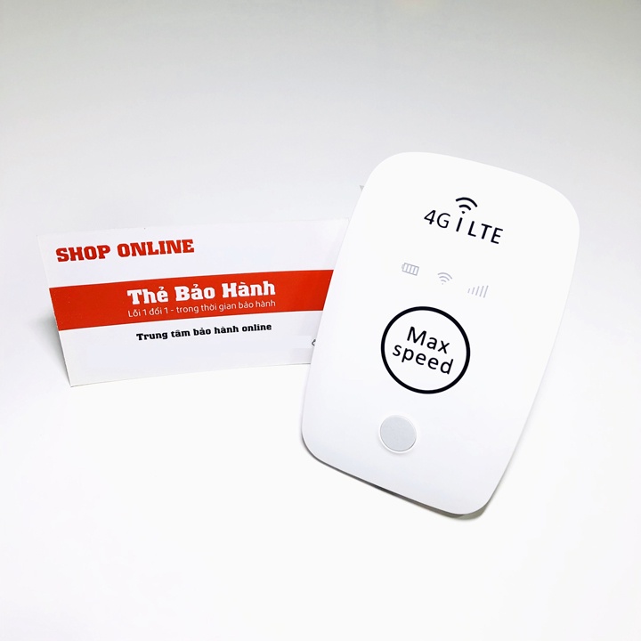 MÁY PHÁT WIFI TỪ SIM 4G MAX SPEED - TỐC ĐỘ CAO HỖ TRỢ 10 THIẾT BỊ - BẢO HÀNH 1 ĐỔI 1 - TẶNG KÈM SIM 4G