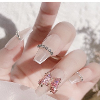 Charm bướm đính móng, charm bướm đá cao cấp