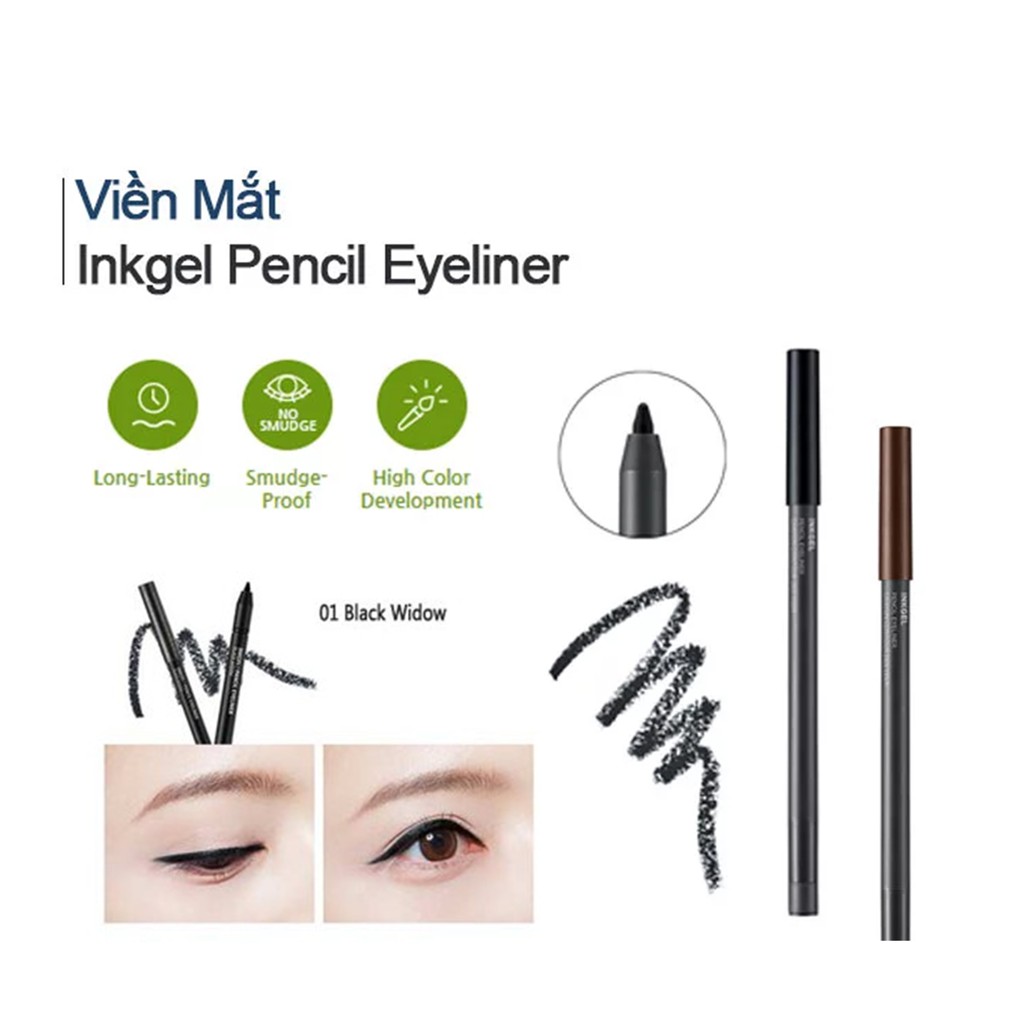 Viền Mắt TheFaceShop Inkgel Pencil Eyeliner 1.6G | BigBuy360 - bigbuy360.vn