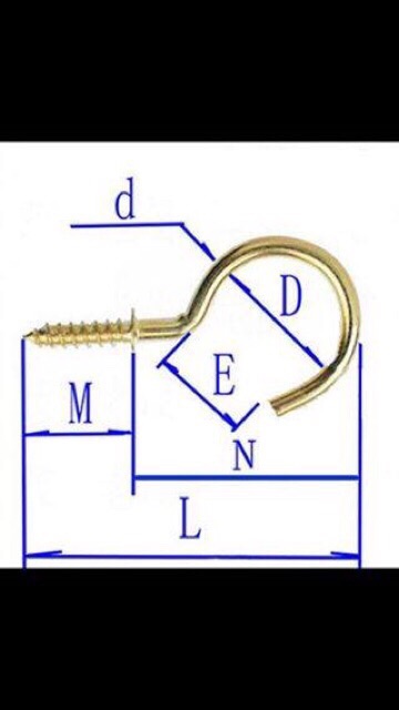 20 Móc Dấu Hỏi Cup Hooks