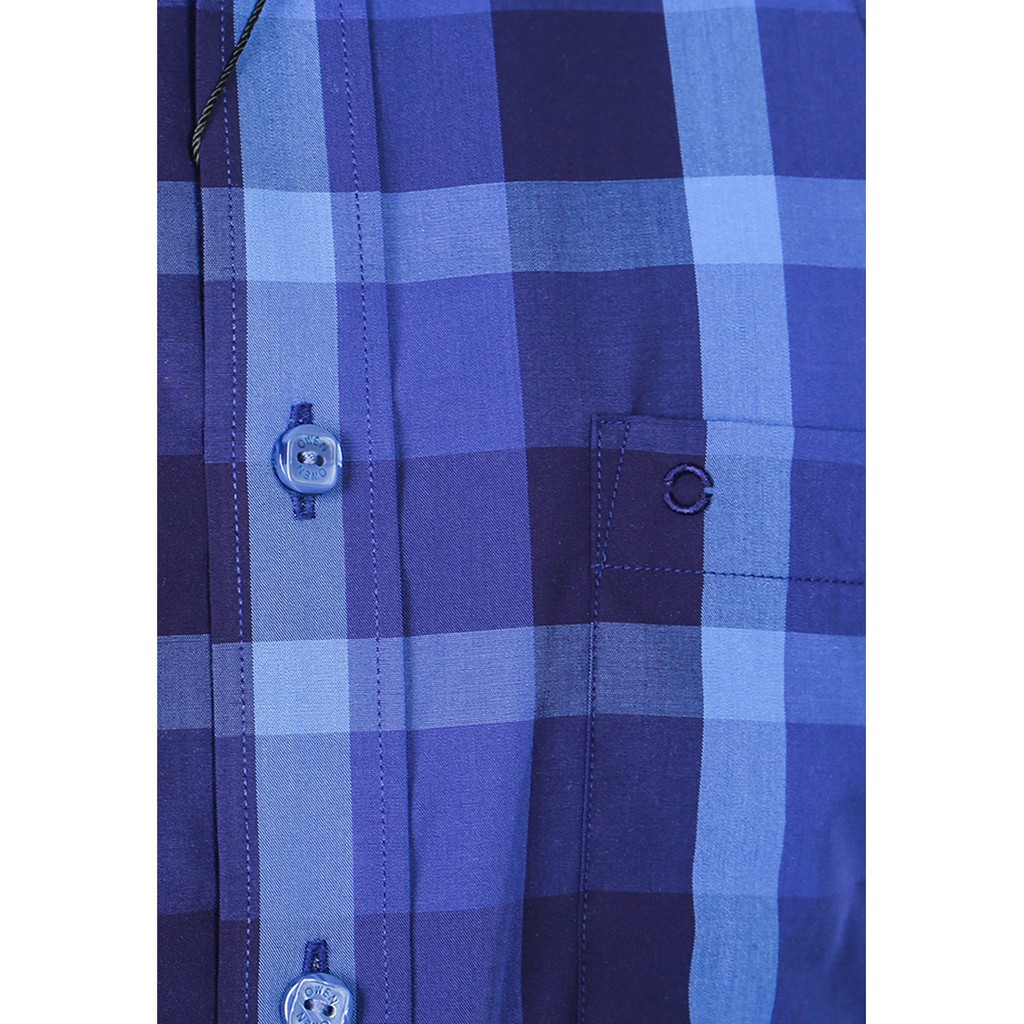 Áo sơmi nam dài tay Owen chất Bamboo dáng Slimfit màu xanh - AS91293DT | BigBuy360 - bigbuy360.vn