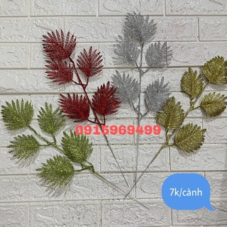 cành cọ trang trí tháp bánh, giỏ quà, làm oản
