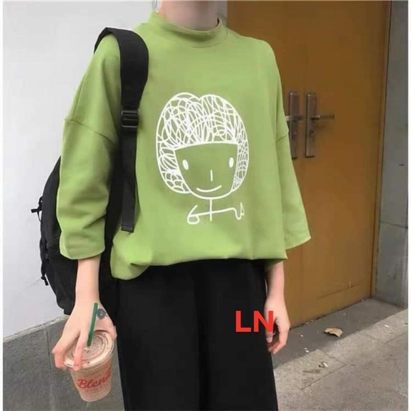 Áo phông vẽ cô gái 6A 5D TH6