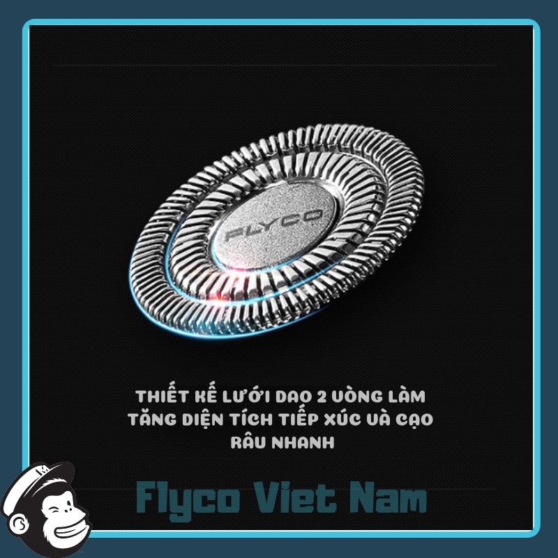 New Máy Cạo Râu Nam SF361 Flyco 3 Lưỡi Dao Thông Minh II BH 24 Tháng (Tông Đơ Bấm Cắt Tăng Tóc )