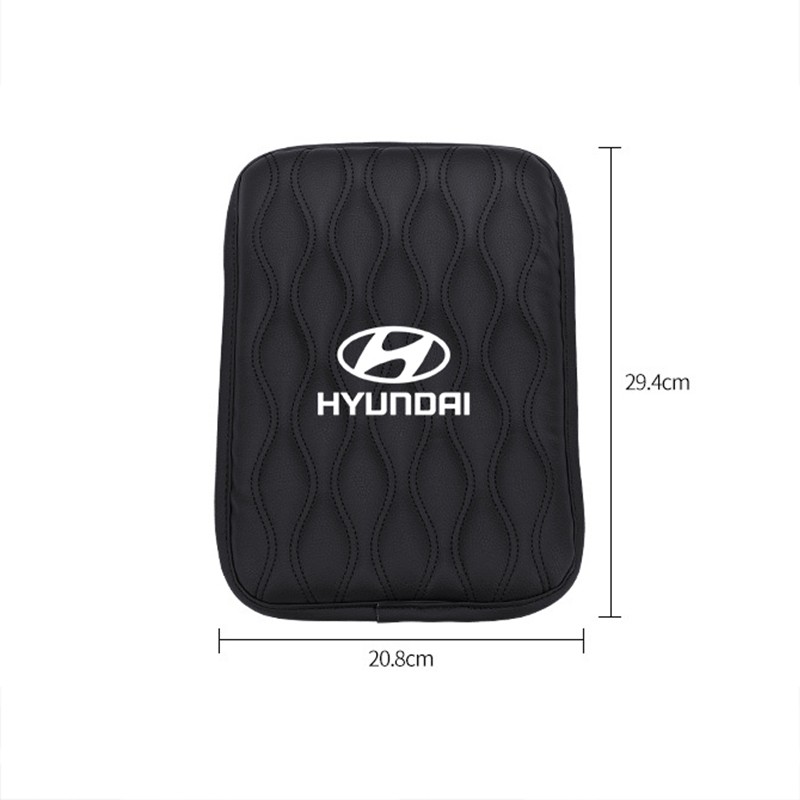 Đệm Hộp Tỳ Tay Bằng Da Chống Nước Thông Dụng Cho Hyundai I10 Getz Grand Starex Accent Elantra Atos Sonata Santa Fejet Tucson I40 Ioniq Atoz Veloster