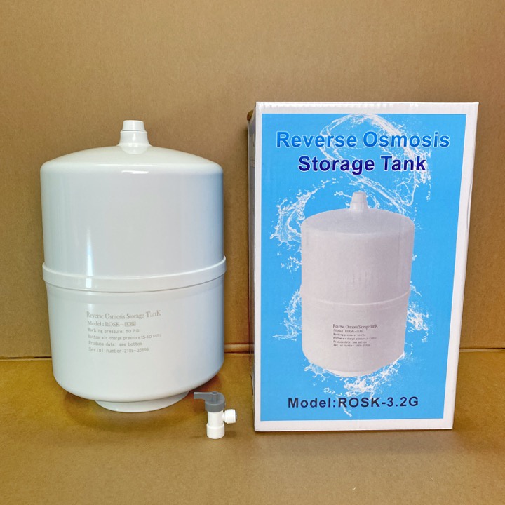 BÌNH ÁP THÉP BỌC NHỰA 3.2G 8 LÍT⚡️ XẢ KHO ⚡️ NHẬP KHẨU ĐÀI LOAN - LINH KIỆN LỌC NƯỚC