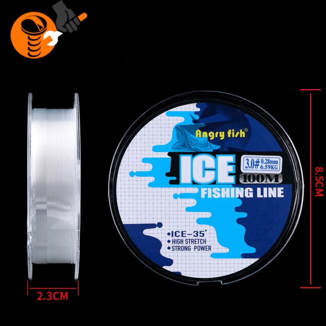 Dây Cước Nylon Câu Cá Tuyết Siêu Bền Dài 100M