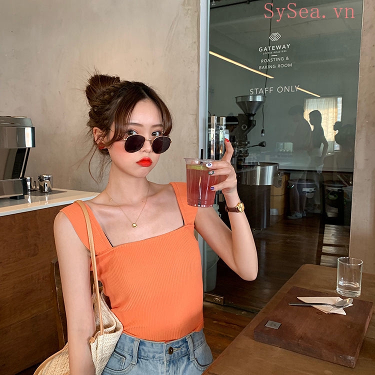 Áo hai dây nữ phong cách quyến rũ trẻ trung