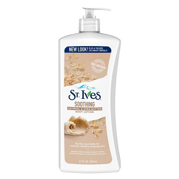 Sữa dưỡng thể toàn thân body lotion st ives hương yến mạch, hương bơ vàng, colagen 621ml | BigBuy360 - bigbuy360.vn