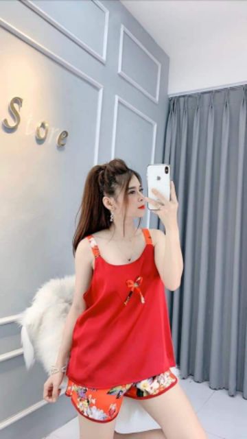 Bán Sỉ Bộ Sát nách Chất Lụa  cực Đẹp mềm mát Ảnh sàn ảnh thật 100%- đồ q | BigBuy360 - bigbuy360.vn