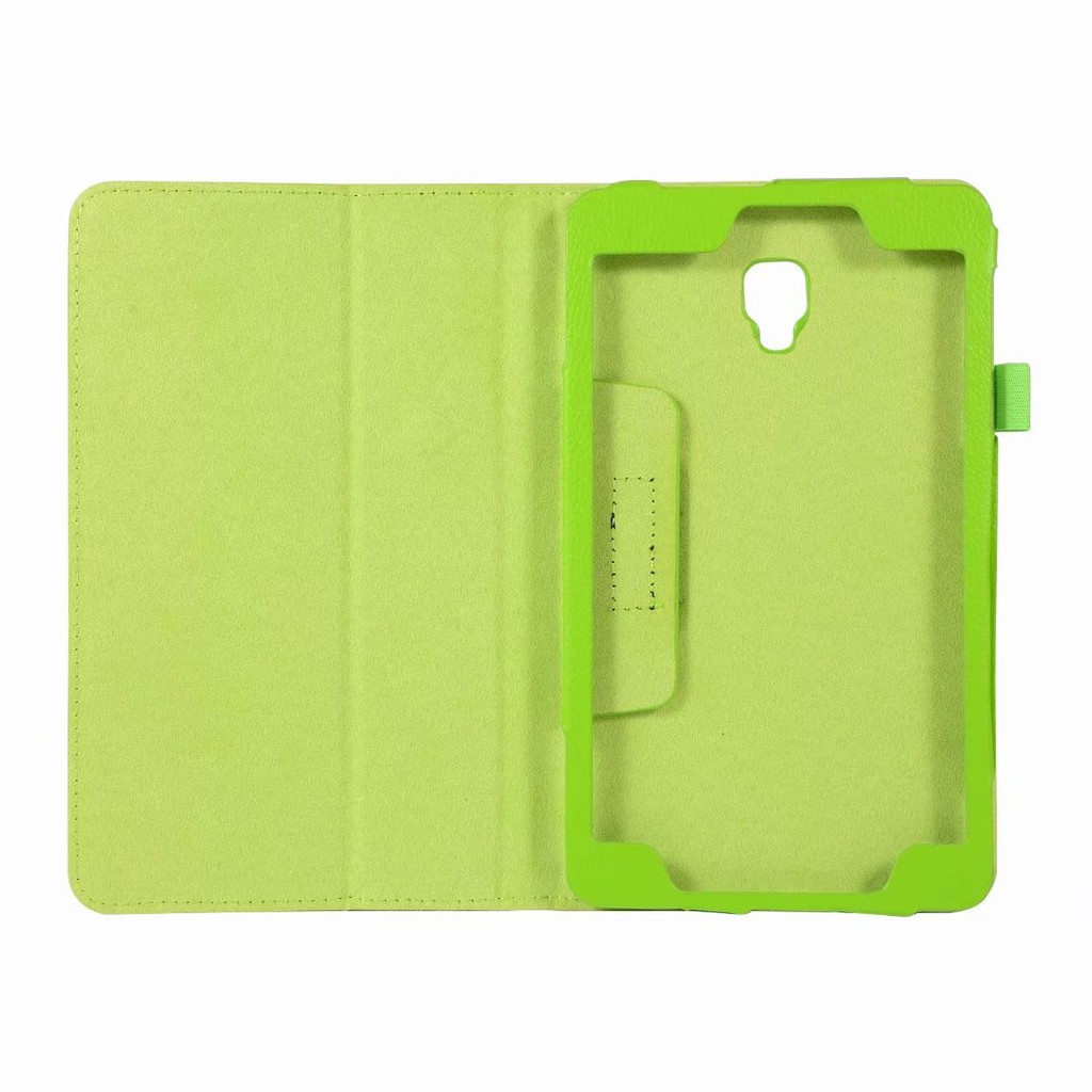 Bao da PU máy tính bảng nắp lật họa tiết vỏ quả vải có giá đỡ gấp được cho Samsung Galaxy Tab A 8.0 2017 SM-T380 T385