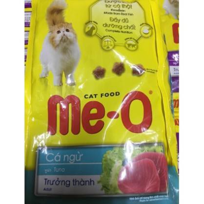 Thức ăn khô (cám) Me-O 350g - ~400g Thái Lan vị hải sản và vị cá ngừ cho mèo