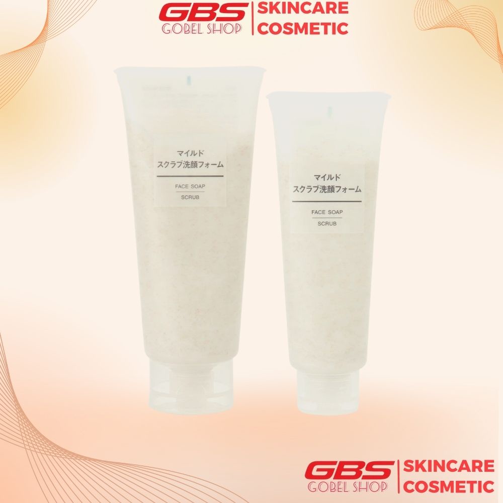 Sữa Rửa Mặt Tẩy Tế bào Chết Muji Face Soap Scrub