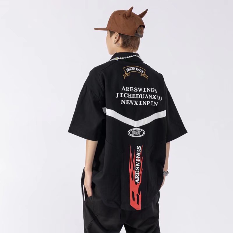 áo polo nam unisex trẻ tuổi áo thun có cổ phong cách Hàn Quốc from rộng polo nam trẻ tuổi chất đũi cao cấp áo thun nam form rộng có cổ tiếng Nhật áo polo