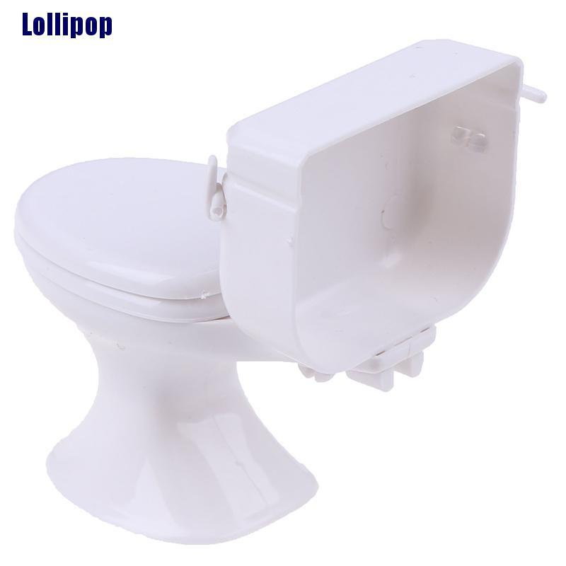 Mô hình bồn cầu mini trang trí nhà búp bê thiết kế độc đáo