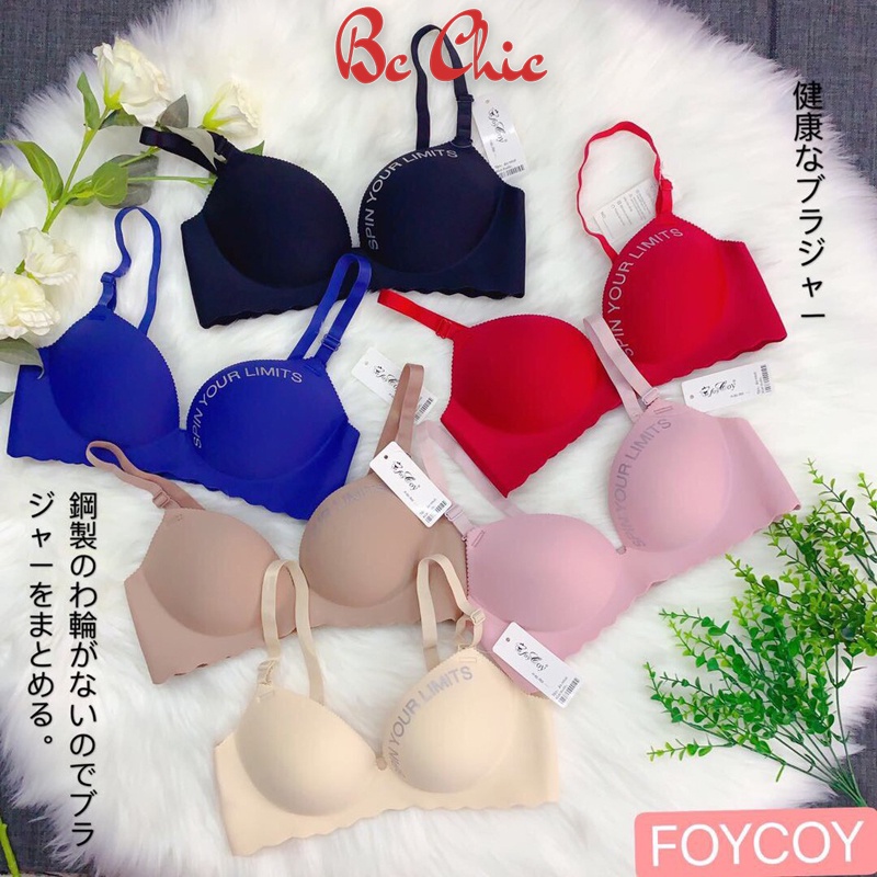 Áo Ngực Nữ , Áo Lót Nữ Đúc Su viền chữ xuất nhật không gọng nâng vòng 1 gợi cảm BC_CHIC LINGERIE