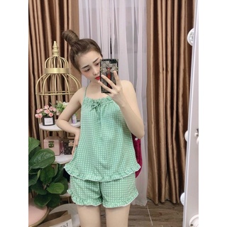 Đồ ngủ 2 dây siêu xinh, dễ thương, giá sinh viên 🌈🌈