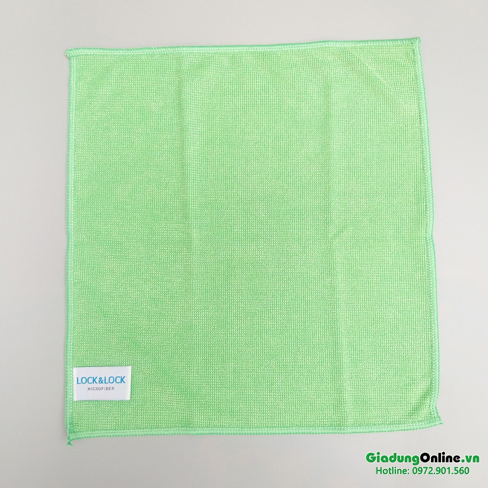 Khăn Lau Chuyên Dụng Microfiber Lock&amp;Lock WEL027G 30 x 32 mm - Larva Store