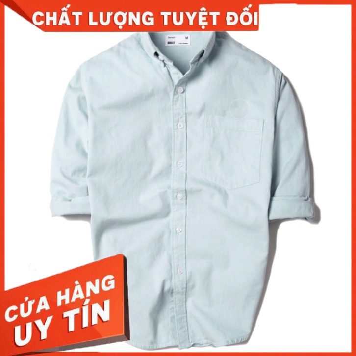 Áo sơ mi nam Double'D tay dài trơn SE2XN - Hàng nhập khẩu