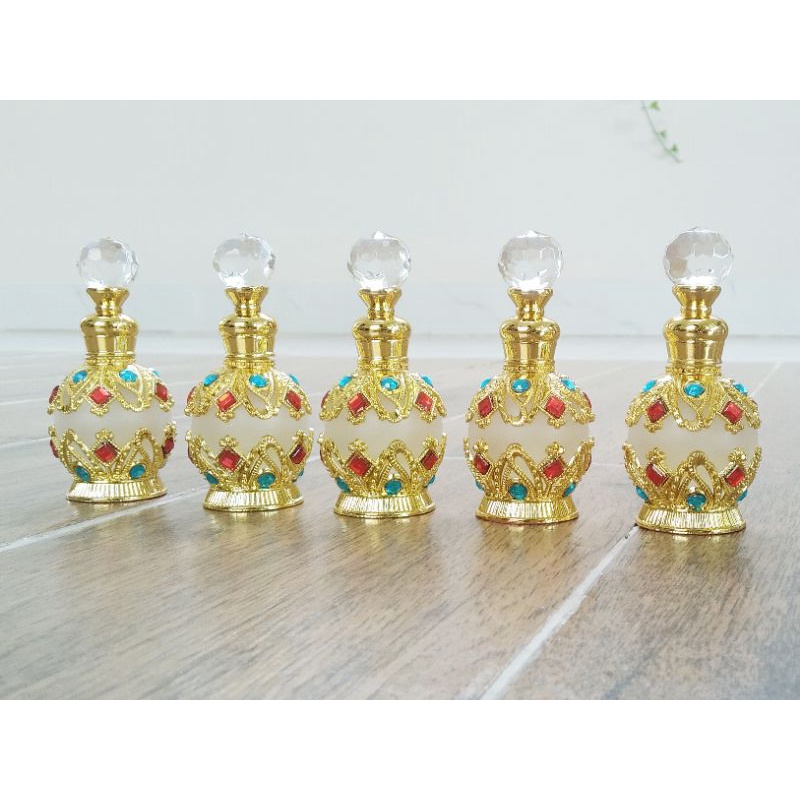 Sỉ 6 Vỏ chai dubai 17ml đựng tinh dầu nước hoa mẫu mã đẹp sang trọng