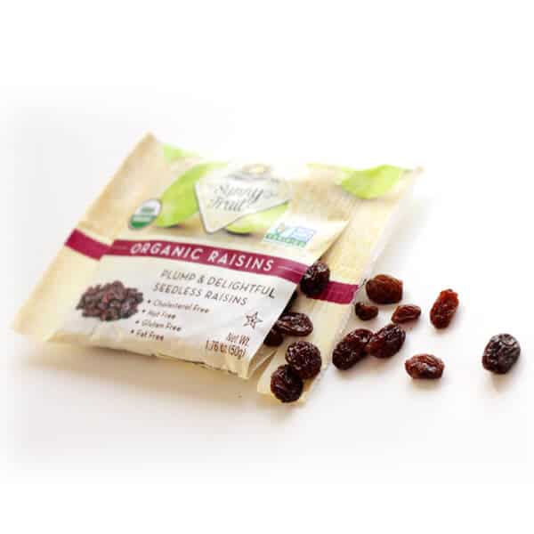 Nho khô hữu cơ Sunny Fruit 250g Trái cây sấy khô hữu cơ Sunny Fruit