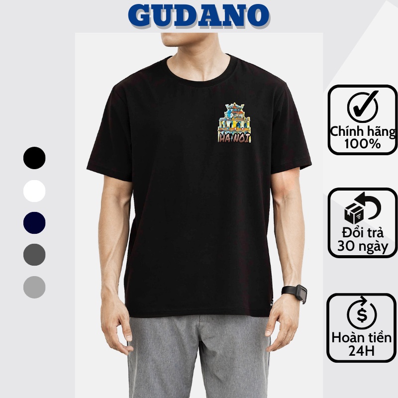 Áo Phông In Hình Local Brand Unisex Tay Ngắn Cổ Tròn Form Rộng HÀ NỘI – SÀI GÒN – VIỆT NAM CM05| GUDANO