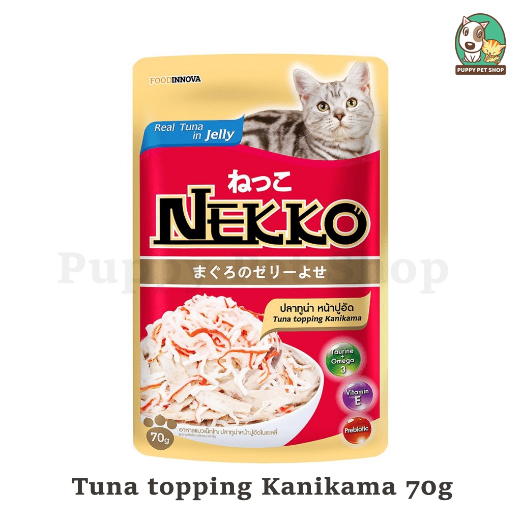 Pate Nekko jelly dành cho mèo trưởng thành trên 6 tháng tuổi 70g (8 vị)